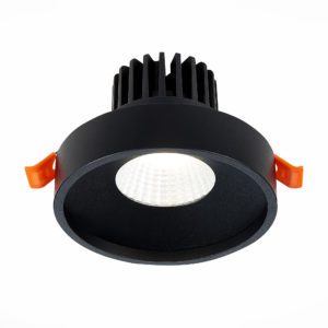 ST751.438.10 Св-к встр. Черный LED 1*10W 3000K 750Lm Ra>90 38° IP20 D100xH75 170-240V ST751