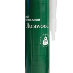 Клей ULTRAWOOD монтажный, прозрачный, 310 мл