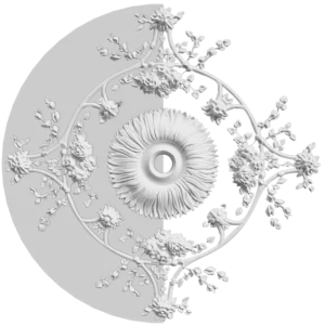 Розетка орнаментальная SR57N/V (накладная/врезная)