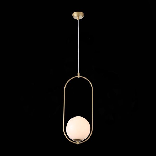 SL1118.203.01 Светильник подвесной ST-Luce Золотистый/Белый E27 1*40W PENOLO — изображение 4