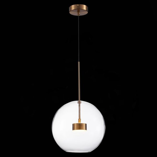 SL1133.223.01 Светильник подвесной ST-Luce Латунь/Прозрачный LED 1*14W 3000K BOPONE — изображение 3