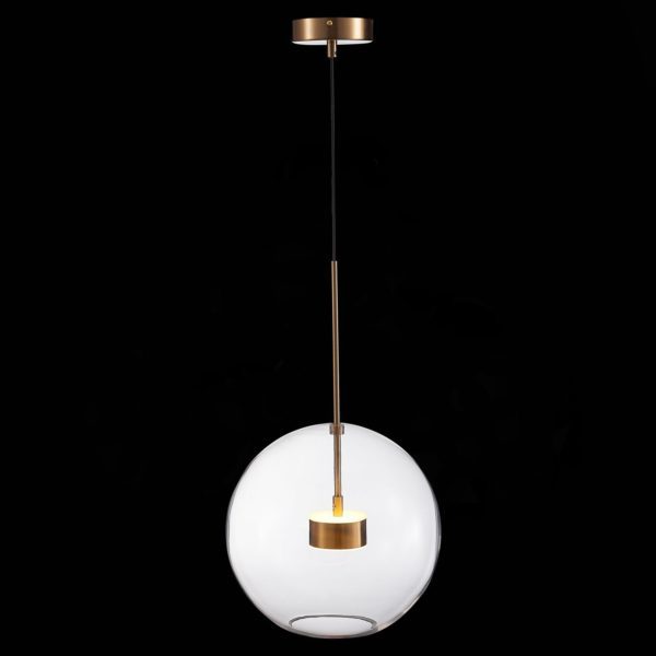 SL1133.223.01 Светильник подвесной ST-Luce Латунь/Прозрачный LED 1*14W 3000K BOPONE — изображение 4