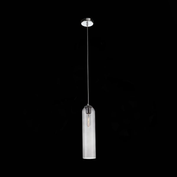SL1145.143.01 Светильник подвесной ST-Luce Хром/Дымчатый E27 1*60W CALLANA — изображение 4
