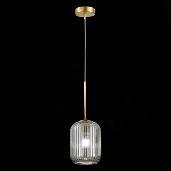 SL1154.323.01 Подвес ST-Luce Латунь/Дымчатый E27 1*60W GRAN — изображение 3