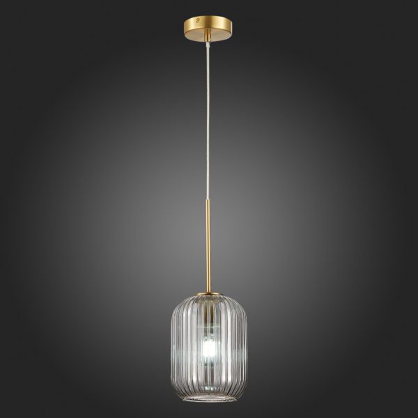 SL1154.323.01 Подвес ST-Luce Латунь/Дымчатый E27 1*60W GRAN — изображение 5