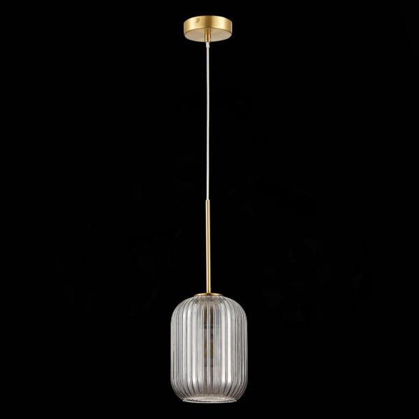 SL1154.323.01 Подвес ST-Luce Латунь/Дымчатый E27 1*60W GRAN — изображение 4