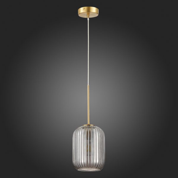 SL1154.323.01 Подвес ST-Luce Латунь/Дымчатый E27 1*60W GRAN — изображение 6