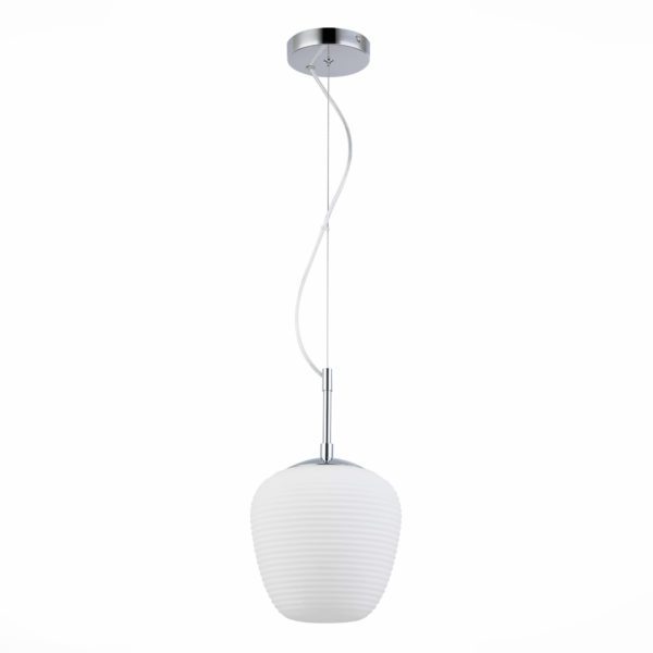 SL1168.103.01 Подвес ST-Luce Хром/Белый E27 1*40W CESARE — изображение 2