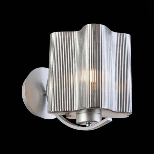 SL117.701.01 Бра ST-Luce Серебристый/Дымчатый E27 1*60W ONDE — изображение 5