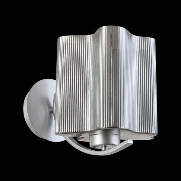 SL117.701.01 Бра ST-Luce Серебристый/Дымчатый E27 1*60W ONDE — изображение 6