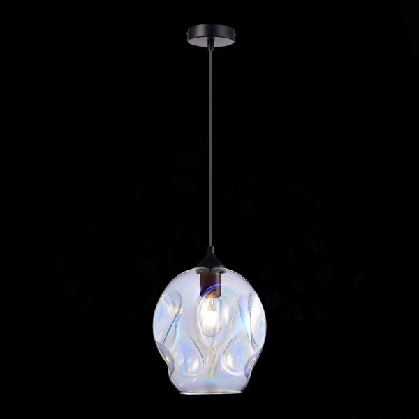 SL1188.413.01 Подвес ST-Luce Черный/Радужный E27 1*60W IDESIA — изображение 4