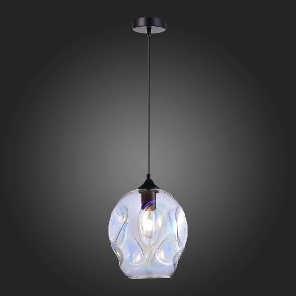 SL1188.413.01 Подвес ST-Luce Черный/Радужный E27 1*60W IDESIA — изображение 5