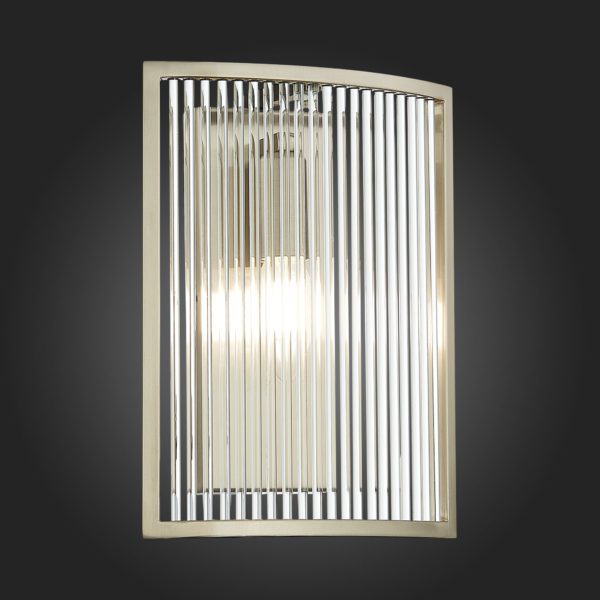SL1234.101.01 Бра ST-Luce Никель/Прозрачный, Никель E14 1*60W Cosenza — изображение 5
