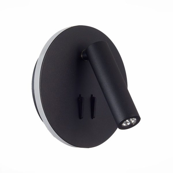 SL1586.413.01 Светильник настенный Черный LED 1*8W 3000K 624Lm Ra>80 24° IP20 L-xW140xH140 170-240V Накладной светильник — изображение 4