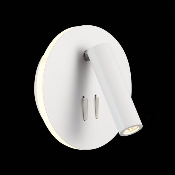 SL1586.513.01 Светильник настенный Белый LED 1*8W 3000K 624Lm Ra>80 24° IP20 L-xW155xH155 170-240V Накладной светильник — изображение 5