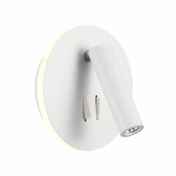 SL1586.513.01 Светильник настенный Белый LED 1*8W 3000K 624Lm Ra>80 24° IP20 L-xW155xH155 170-240V Накладной светильник — изображение 2