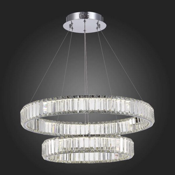 SL1622.103.02 Люстра подвесная ST-Luce Хром/Прозрачный LED 1*70W 4000K TIVOLI — изображение 6