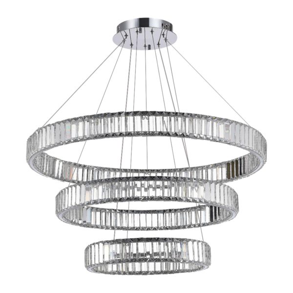 SL1622.103.03 Люстра подвесная ST-Luce Хром/Прозрачный LED 1*122W 4000K TIVOLI — изображение 2