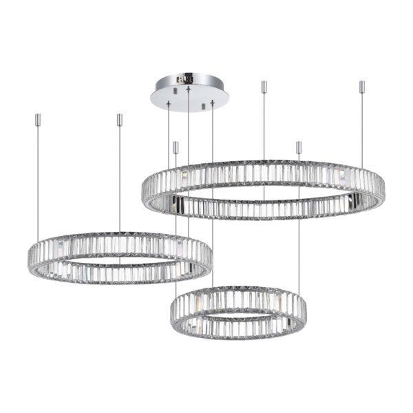 SL1622.113.03 Люстра подвесная ST-Luce Хром/Прозрачный LED 1*122W 4000K TIVOLI — изображение 2