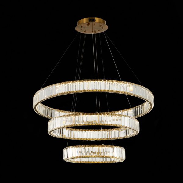 SL1622.303.03 Люстра подвесная ST-Luce Латунь/Прозрачный LED 1*122W 4000K TIVOLI — изображение 5