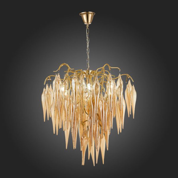 SL1652.203.06 Люстра подвесная ST-Luce Золотистый/Золотистый G9 LED 6*5W SIENA — изображение 4