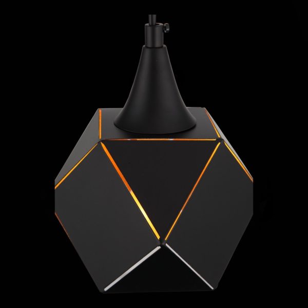 SL258.403.01 Светильник подвесной ST-Luce Черный/Черный, Золото E14 1*40W ENIGMA — изображение 6