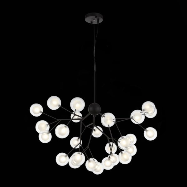 SL376.403.27 Светильник подвесной ST-Luce Черный/Прозрачный, Белый G4 LED 27*2W DEMELE — изображение 3