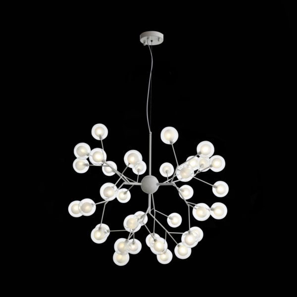 SL376.503.36 Люстра подвесная ST-Luce Белый/Белый,Прозрачный G4 LED 36*2W DEMELE — изображение 4