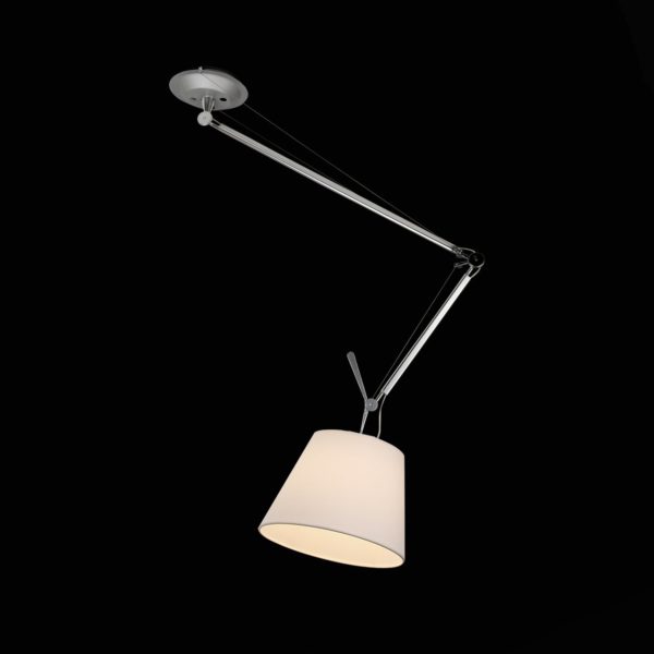 SL464.103.01 Светильник потолочный ST-Luce Хром/Белый E27 1*40W (из 2-х коробок) REDUZION — изображение 2