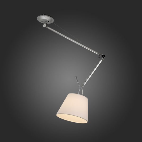 SL464.103.01 Светильник потолочный ST-Luce Хром/Белый E27 1*40W (из 2-х коробок) REDUZION — изображение 3