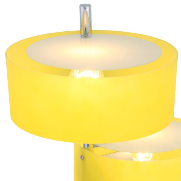 SL483.095.03 Торшер ST-Luce Хром/Желтый E27 3*60W (из 2-х коробок) FORESTA — изображение 3