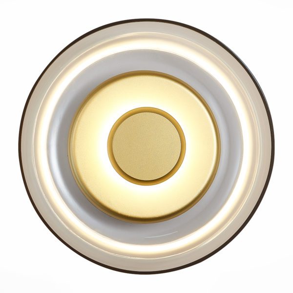 SL6002.201.01 Светильник настенный ST-Luce Золотистый/Янтарный LED 1*7W 4000K LAZIO — изображение 3
