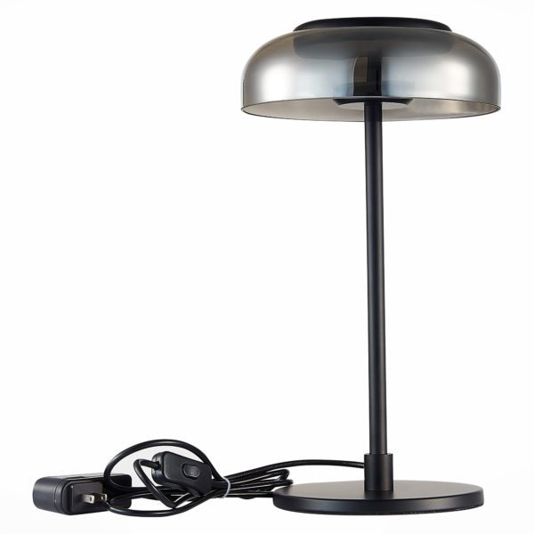 SL6002.404.01 Прикроватная лампа ST-Luce Черный/Дымчатый LED 1*7W 4000K LAZIO — изображение 2