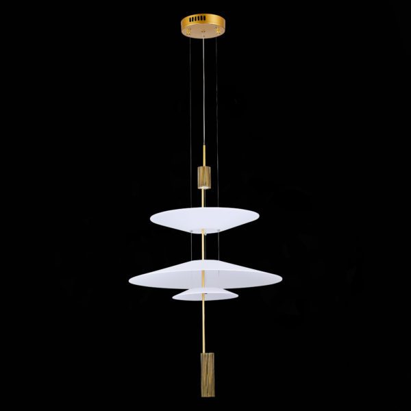 SL6101.213.01 Люстра подвесная ST-Luce Золотистый/Белый LED 1*15W 3000K Isola — изображение 5