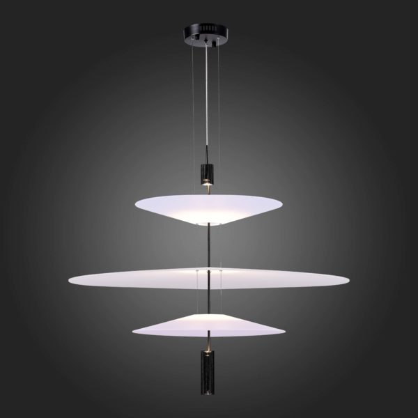 SL6101.423.01 Люстра подвесная ST-Luce Черный/Белый LED 1*15W 3000K Isola — изображение 6