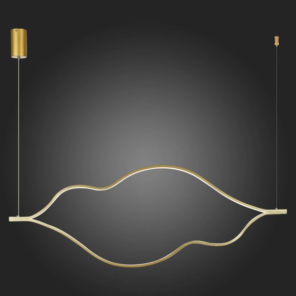 SL6106.203.45 Светильник подвесной ST-Luce Золотистый/Белый LED 1*45W 4000K Cortile — изображение 5