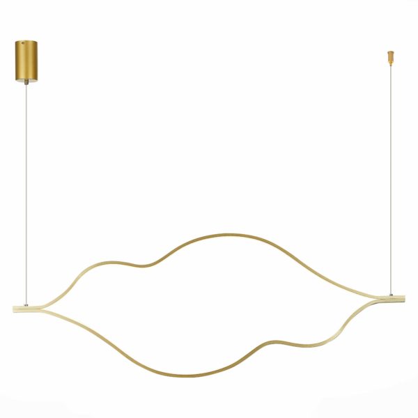 SL6106.203.45 Светильник подвесной ST-Luce Золотистый/Белый LED 1*45W 4000K Cortile