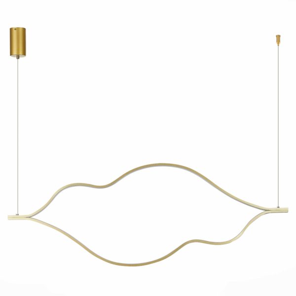 SL6106.203.45 Светильник подвесной ST-Luce Золотистый/Белый LED 1*45W 4000K Cortile — изображение 2