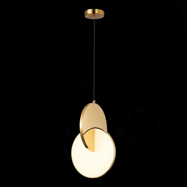 SL6107.203.01 Светильник подвесной ST-Luce Золотистый/Белый Золотистый LED 1*14W 3000K Eclisse — изображение 5