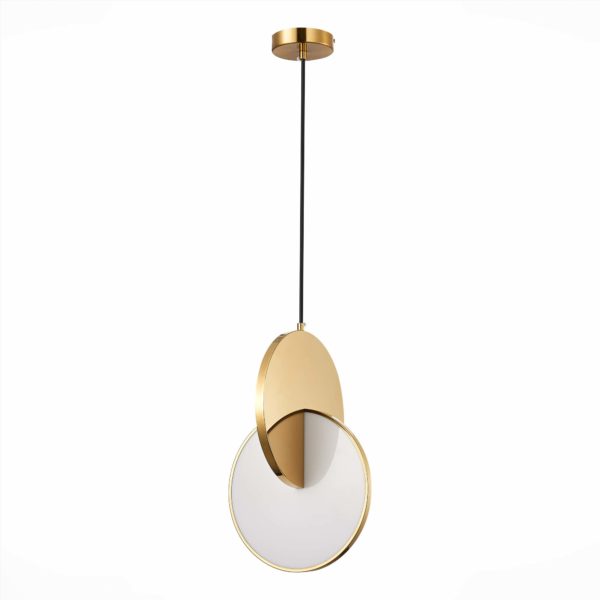 SL6107.203.01 Светильник подвесной ST-Luce Золотистый/Белый Золотистый LED 1*14W 3000K Eclisse — изображение 2