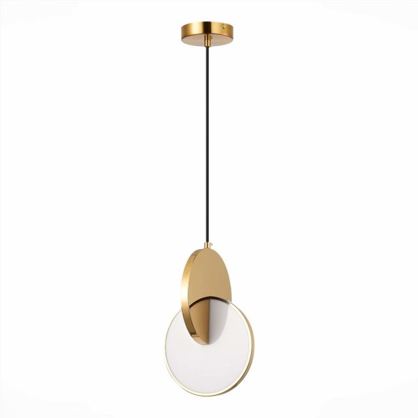 SL6107.213.01 Светильник подвесной ST-Luce Золотистый/Белый Золотистый LED 1*12W 3000K Eclisse — изображение 2