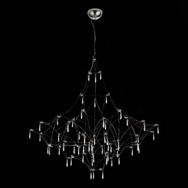 SL797.113.114 Люстра подвесная ST-Luce Хром, Прозрачный LED 114*0,45W 3000K GRAVETTA — изображение 5