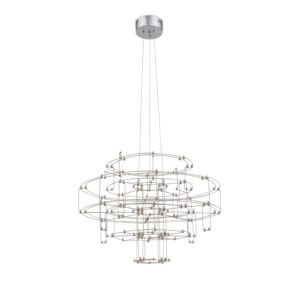 SL798.103.64 Люстра подвесная ST-Luce Хром/Хром LED 64*0,2W 3200K GENETICA