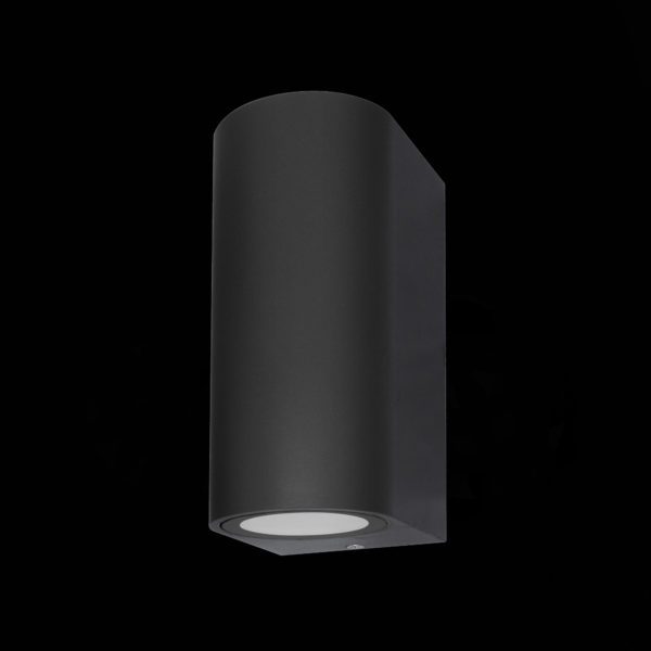 SL9001.401.02 Светильник уличный настенный ST-Luce Черный/ GU10 2*5W BORGO — изображение 2