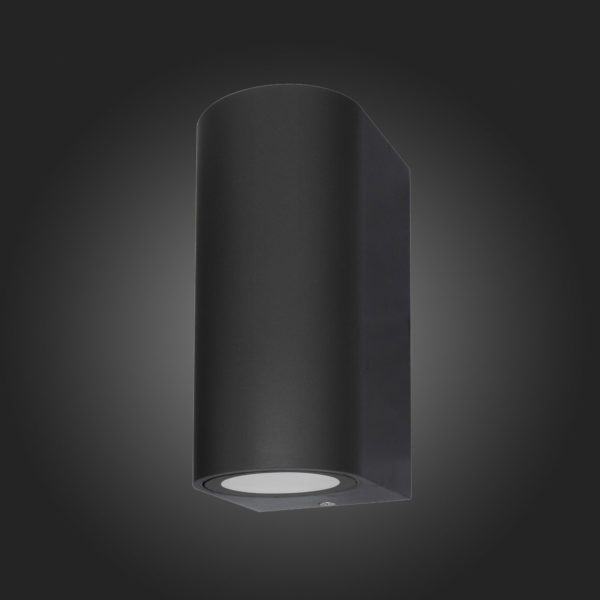 SL9001.401.02 Светильник уличный настенный ST-Luce Черный/ GU10 2*5W BORGO — изображение 3