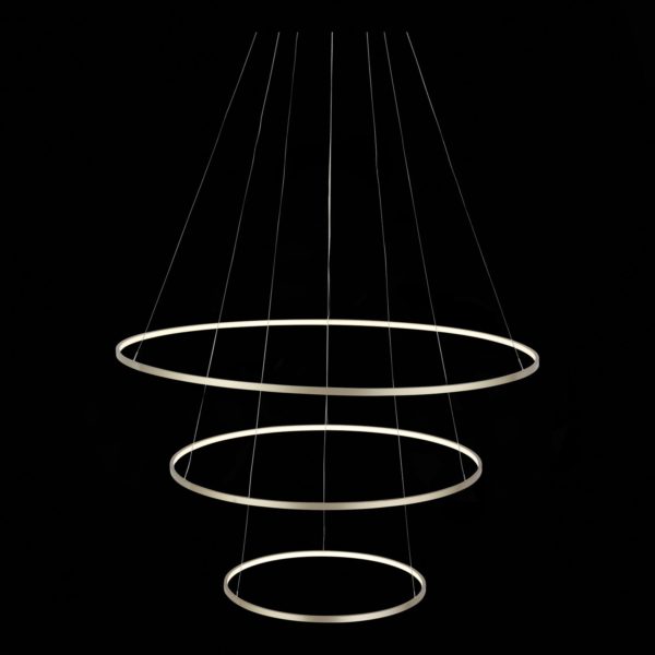 SL904.203.03 Люстра подвесная ST-Luce Золотистый/Белый LED 3*16,6W 4000K ERTO — изображение 5