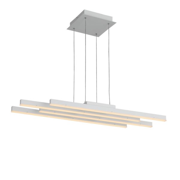 SL933.503.04 Люстра подвесная ST-Luce Белый/Белый LED 1*38W 3000K/4000K/6000K SAMENTO
