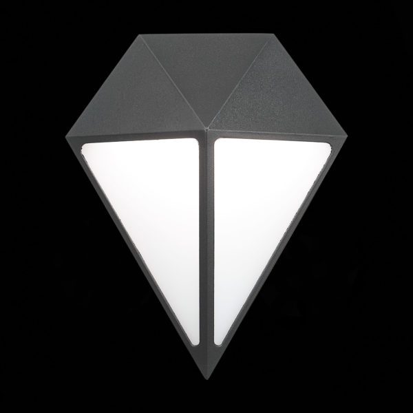 SL9500.441.01 Светильник уличный настенный ST-Luce Черный/Белый,Черный LED 1*12W 4000K CUBISMO — изображение 4