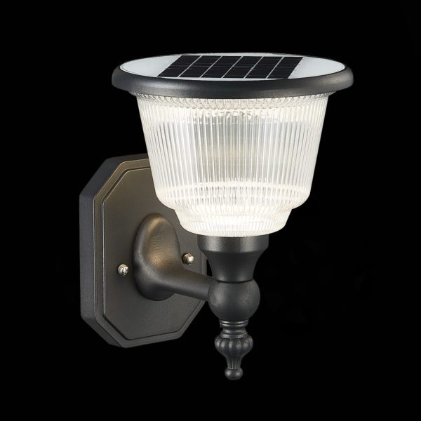 SL9502.401.01 Светильник уличный настенный ST-Luce Черный/Черный, Прозрачный LED 1*2W 3000-6000K SOLARIS — изображение 6
