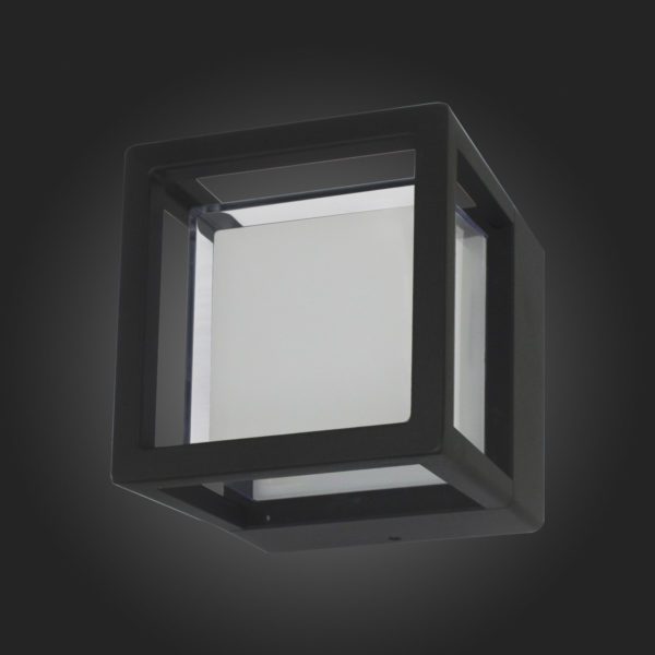 SL9504.401.01 Светильник уличный настенный ST-Luce Черный/Белый LED 1*5W 4000K ALCENO — изображение 3